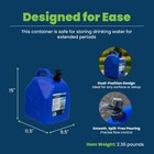 Scepter 5 Gallon Leak Proof Water Jug Storage Container   Handle  Spigot  4 Pack