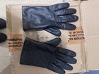 Women   s Genuine Black Leather Gloves Size Large