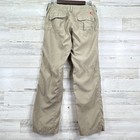 The North Face Womens Khaki Tan Convertible Hiking Pants Size 10 Nylon Roll Up