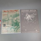 Vintage Christmas Piano Vocal Sheet Music Songbooks Lot 11 Usa 1940s-50s Holiday