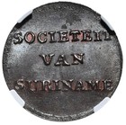 Suriname  dutch Guiana  Copper Duit 1764 Short Grass Variety Ngc Ms 62bn