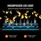  60  3-step Led Lighted Liquor Bottle Display Bar Shelf Rf   App Control