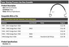 Power Steering Pressure Line Hose Assembly - Compatible With 1994-2001 Dodge    