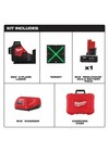 Milwaukee 3632-21 M12    Green 360   3-plane Laser