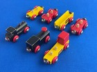 Container Transport   Freight Express Etc    Brio Wooden Railway 1980s Rimless