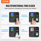 Vevor Time Clock Biometric Clock 100000 Records Employee Attendance Machine