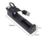 4 Pack 3000mah 18650 Rechargeable Batteries With Usb Charger For Flashlight