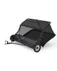 Heavy Duty 42  Tow Behind Lawn Sweeper 21 Cu ft Grass Hopper Bag