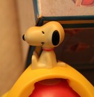 1965 Aviva Snoopy Gyroscope Vintage Peanuts Toy W Box Working Pull String