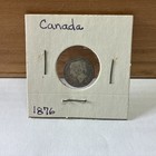1876h Newfoundland 5 Cents Silver Coin