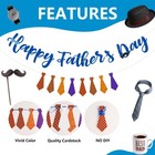 Fathers Day Decorations Banner Hanging Swirls Honeycomb Centerpieces Pre-assembl