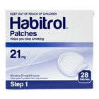 Habitrol Step 1 Transdermal 21mg Nicotine Patches  4 Boxes  112 Total  09 2027