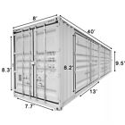 40ft High Cube New Shipping Container Open Side One Trip  Located In Florida