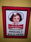 Little Debbie Snack Cakes Bakery Grocery Store Kitchen Diner Advertising Sign