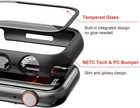 Case With Screen Protector For Watch Series 3 2 1 38mm black