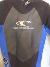 O neill Women Epic 3  2 Mm Back Zip Full Wetsuit Size M Black Blue  0038