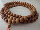 2pcs 16 Inch 108 beads Mala Prayer Beads Natural Wood Buddhist Bracelet Necklace