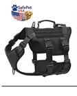 Tactical Dog Harness No Pull Reflective Service Dog Vest With Handle Military Me