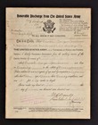 1919 Antique Honorable Discharge Pvt George Sponhower Reading Pa Us Army Medal