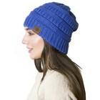 Hot Item  Cap Beanie New Women s Knit Slouchy Thick Cap Hat Unisex Solid Color