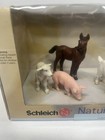 New Schleich 40928 - Farm Babies 5 Animals Nature Set Vintage New In Box Sealed