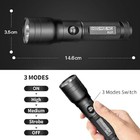 600 Lumen Led Flashlight Usb C Rechargeable  Ip65 Waterproof Handheld Flashlight