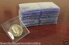 100 2x2 Saf T Flip Coin Holder Submission Non Pvc Vinyl Double Pocket Storage