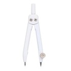 Compass For Geometry  Metal Compass With Extra Leads Geometry Math Drafting