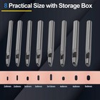 8 Size Oval Hole Punch For Leather  Boyistar Leather Craft Punch Tools Set