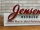 Vintage Jensen Audio Needles Countertop Advertising Store Display   Nos Needles