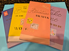 Punch Studio Notepad  lot Of Four magnetic Closure trip Theme  6  X 3 25  New