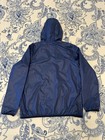 Adidas Royal Blue Hooded Zip Windbreaker kids 13-14 Years Old Pre Owned
