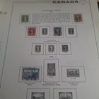 Old Canada Stamps - Great Lot - Hinged On Album Pages - 35 Nice Stamps