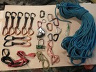 Mixed New used Lot Rock Climbing Gear Petzl Grigri Black Diamond 196  Rope Draws