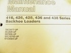 Cat Caterpillar 416 426 428 436 And 438 Backhoe Loader Operation   Maintenance