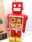 Vintage Russian Ussr Robot Space Toy Wind Up Soviet Union In Original Box