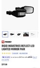 Rigid Industries Led Lighted Mirrors Pair