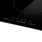 36 In  Electric Induction Modular Cooktop In Black With 5 Elements