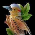 Majolica Porcelain Flicker Bird Figure Vintage Glazed Japan Antique Ceramic Read