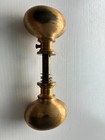 Vintage Brass Door Knob Set With Spindle