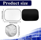 2pcs Car Sunroof Sunshade  Car Roof Cover  Foldable Uv Reflector Reflective Cove