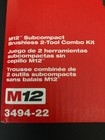 New Milwaukee M12 3494-22 Subcompact 2-tool Combo Kit Impact Driver Drill driver