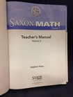Saxon Math Course 1 Vol 2 Tm By Stephen Hake  2007  Texas Ed Bn Hb 210106