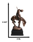 End Of Trail Native American Indian Statue 6 25 h  Bronze Electroplated Figurine