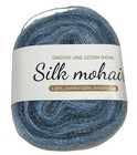 6 Cakes Silk Mohair Yarn 300g 10 58 Oz Total Shades Of Blue Soft Breathable