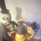 Modelo Handmade Mexican Day Of The Dead Skeleton Couple Figurine