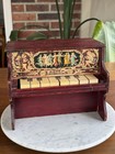 Antique Schoenhut Piano Child s Doll Toy Piano Cherub  late 19th Century 