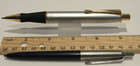 Terzetti Explorer Heavy Brass Metal Large Click Top Ballpoint Pen- Silver gt