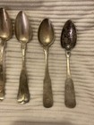 19th Century American Coin Silver Spoons Lot 200 Grams