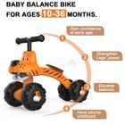 Baby Balance Bike For 1 Year Old Boy And Girl  Indoor Outdoor Non-pedal Baby    